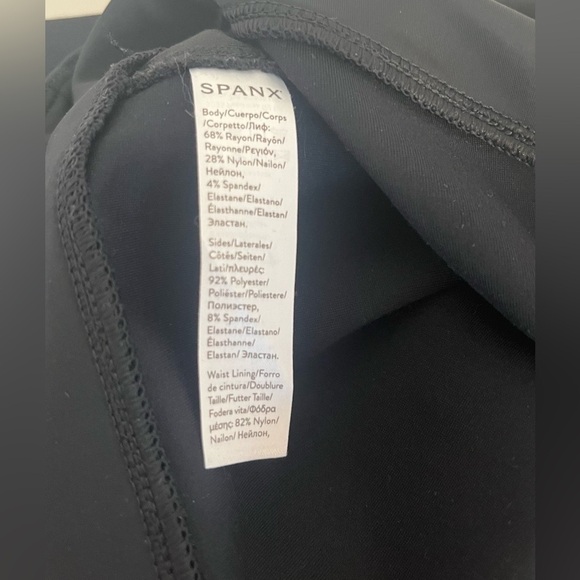 SPANX Black High-Waisted Leggings - Picture 10 of 12